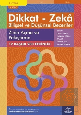 8-9 Yaş Dikkat - Zeka Bilişsel ve Düşünsel Beceril