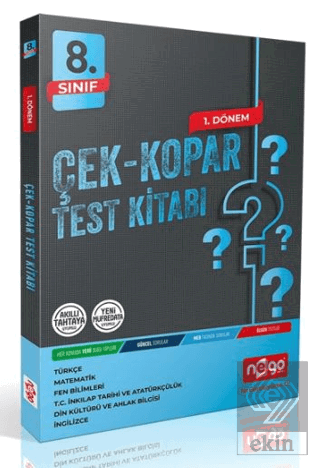 Nego Yayınları 8. Sınıf Çek Kopar Test Kitabı 1. D