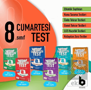 8. Sınıf Cumartesi Test Seti (6 Kitap)