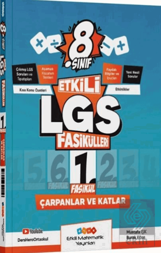 8. Sınıf Etkili LGS Fasikülleri Çarpan ve Katlar 1