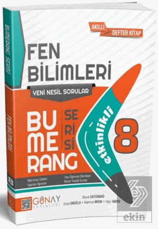 8.Sınıf Fen Bilimleri Etkinlikli Bumerang Serisi