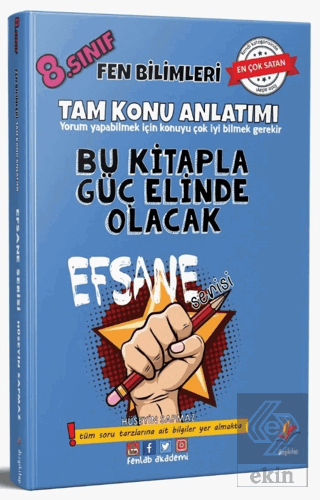 8. Sınıf Fen Bilimleri Konu Anlatımı Efsane Serisi