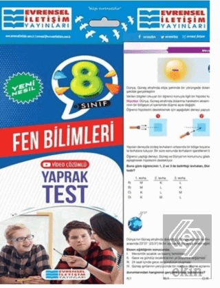 8. Sınıf Fen Bilimleri Yeni Nesil Video Çözümlü Ya