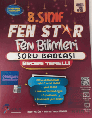 8. Sınıf Fen Star Fen Bilimleri Soru Bankası Sayda