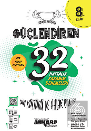 8. Sınıf Güçlendiren 32 Haftalık Din Kültürü ve Ah