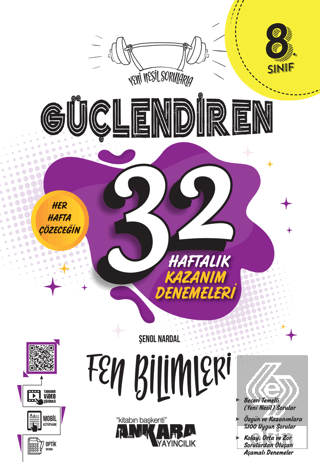 8. Sınıf Güçlendiren 32 Haftalık Fen Bilimleri Kaz