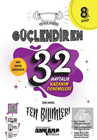 8. Sınıf Güçlendiren 32 Haftalık Fen Bilimleri Kaz