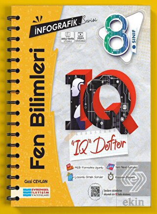 8. Sınıf İnfografik Serisi Fen Bilimleri IQ Defter