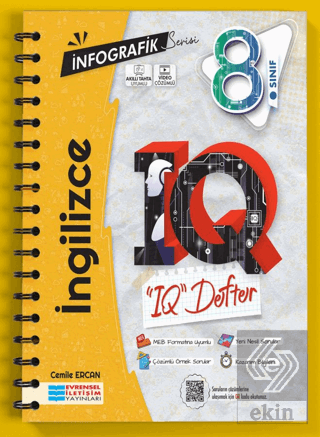 8. Sınıf İnfografik Serisi İngilizce IQ Defter Evr