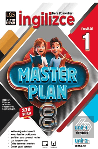 8. Sınıf İngilizce Master Plan 1. Fasikül