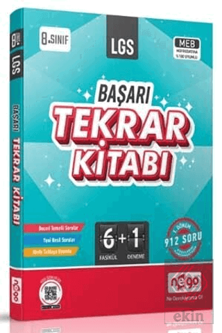 Nego Yayınları 8. Sınıf LGS Başarı Tekrar Kitabı