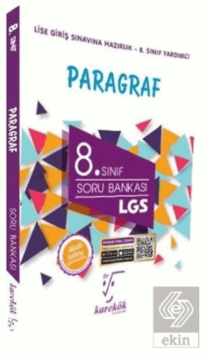 8. Sınıf LGS Paragraf Soru Bankası