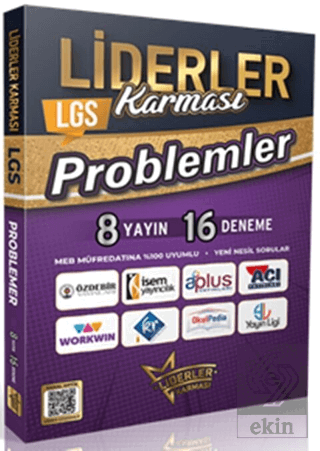 8. Sınıf LGS Problemler Denemeleri 8 Yayın 16 Dene