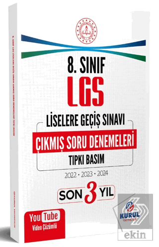 8. Sınıf LGS Son 3 Yıl Tıpkı Basım Çıkmış Soru Denemeleri