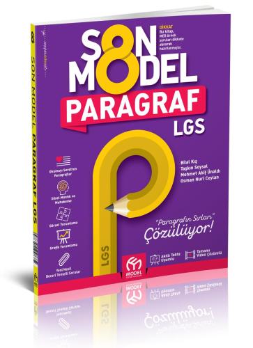 8. Sınıf LGS Son Model Paragraf Soru Bankası