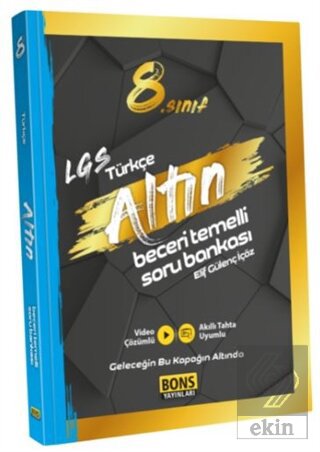 8.Sınıf LGS Türkçe Altın Beceri Temelli Soru Banka