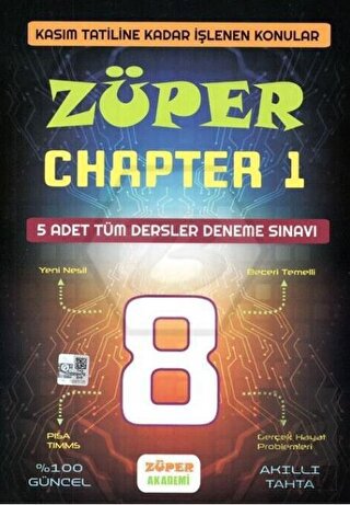 8. Sınıf LGS Züper Chapter 1 Tüm Dersler 5 Deneme