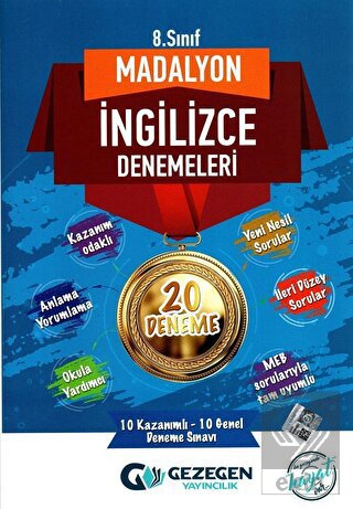 8. Sınıf Madalyon İnglizce Denemeleri