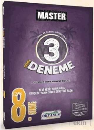 8. Sınıf Master 3 Deneme Okyanus Yayınları