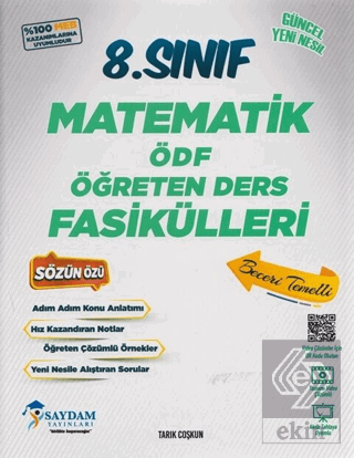 8. Sınıf Matematik ÖDF Öğreten Ders Fasikülleri Sa