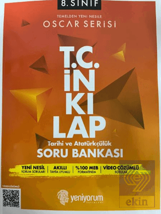 8. Sınıf Oscar Serisi T.C. İnkılap Tarihi ve Atatürkçülük Soru Bankası