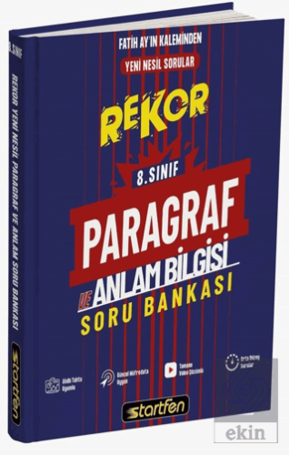 8. Sınıf Paragraf ve Anlam Bilgisi Rekor Soru Bank