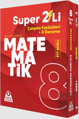 8. Sınıf Süper İkili Matematik Seti