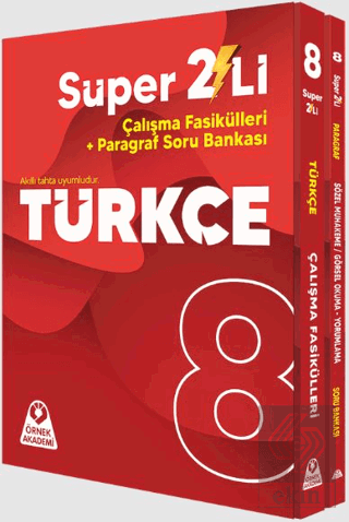 8. Sınıf Süper İkili Türkçe Seti