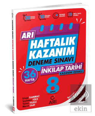 8. Sınıf T.C. İnkılap Tarihi ve Atatürkçülük Arı H