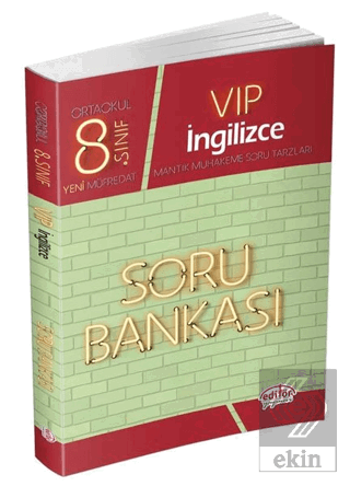 8.Sınıf Vip İngilizce Soru Bankası (Yeni Müfredat)