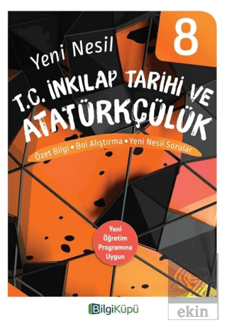 8. Sınıf Yeni Nesil T.C. İnkılap Tarihi ve Atatürk