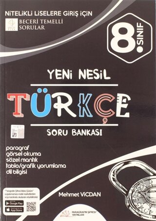 8.Sınıf Yeni Nesil Türkçe Soru Bankası