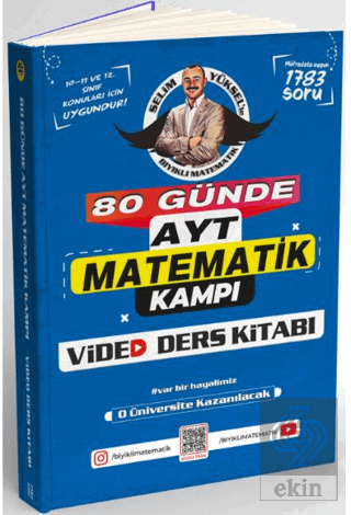 80 Günde AYT Matematik Video Ders Kitabı