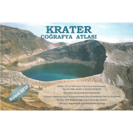 KRATER COĞRAFYA ATLASI BÜLENT SEVİ