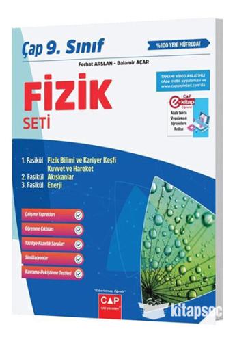 9. Sınıf Anadolu Fizik Seti Çap Yayınları