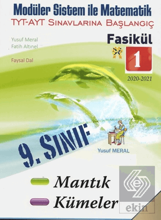 9.Sınıf Moduler Sistem İle Matematik Fasikül 1 (TY