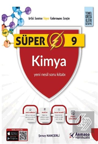 9. Sınıf Süper Kimya Yeni Nesil Soru Kitabı