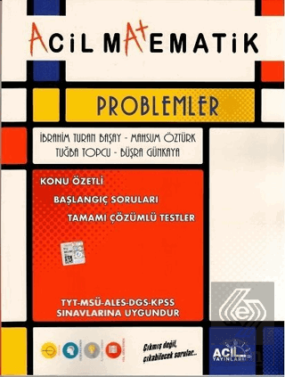 Acil Yayınları TYT Matematik Acil Problemler