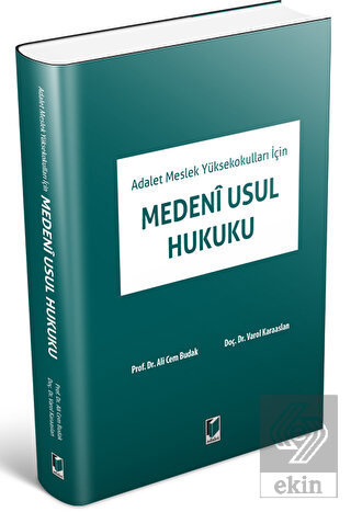 Adalet Meslek Yüksekokulları İçin Medeni Usul Huku