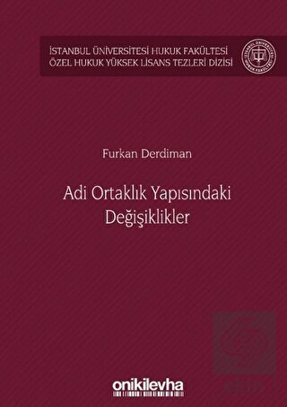 Adi Ortaklık Yapısındaki Değişiklikler