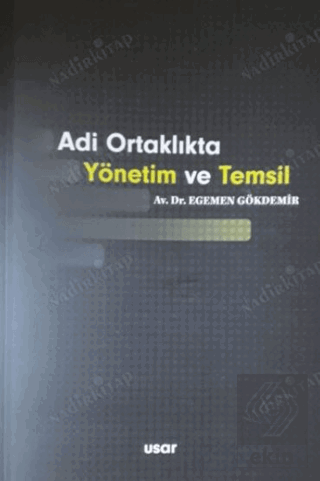 Adi Ortaklıkta Yönetim ve Temsil