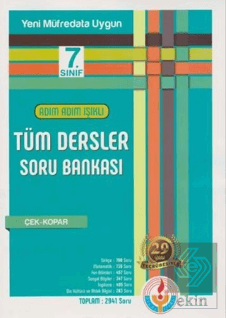 Adım Adım 7. Sınıf Tüm Dersler Soru Bankası