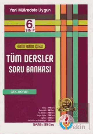 Adım Adım Işıklı 6. Sınıf Tüm Dersler Soru Bankası