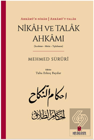 Ahkamü'n-nikah Ahkamü't-talak Nikah ve Talak Ahkam