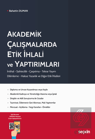 Akademik Çalışmalarda Etik İhlali ve Yaptırımları