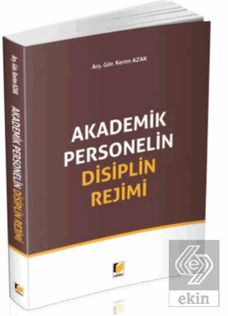 Akademik Personelin Disiplin Rejimi