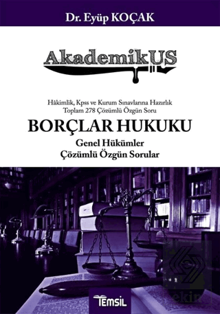 AkademikUS Borçlar Hukuku Genel Hükümler Çözümlü Ö