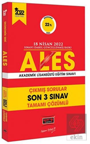 ALES Ekonomik Seri Son 3 Sınav Çıkmış Sorular