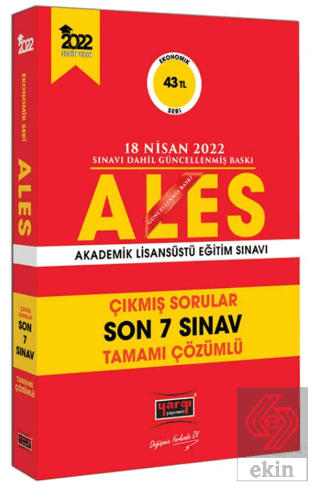 ALES Ekonomik Seri Son 7 Sınav Çıkmış Sorular