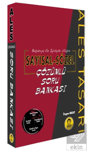 ALES Sayısal Sözel Çözümlü Soru Bankası Tasarı Yay